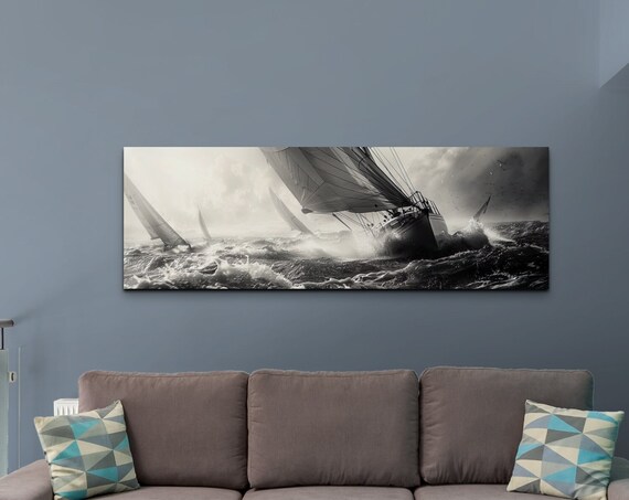 Sailboat Panoramic Poster