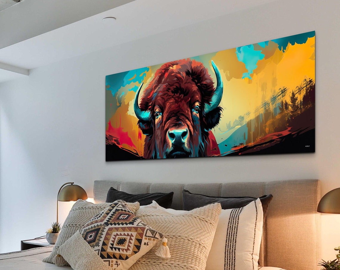 Bison - Modern Art Print