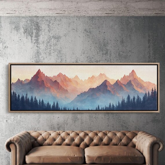 Pikes Peak Art Print, Majestic Sunrise Landscape