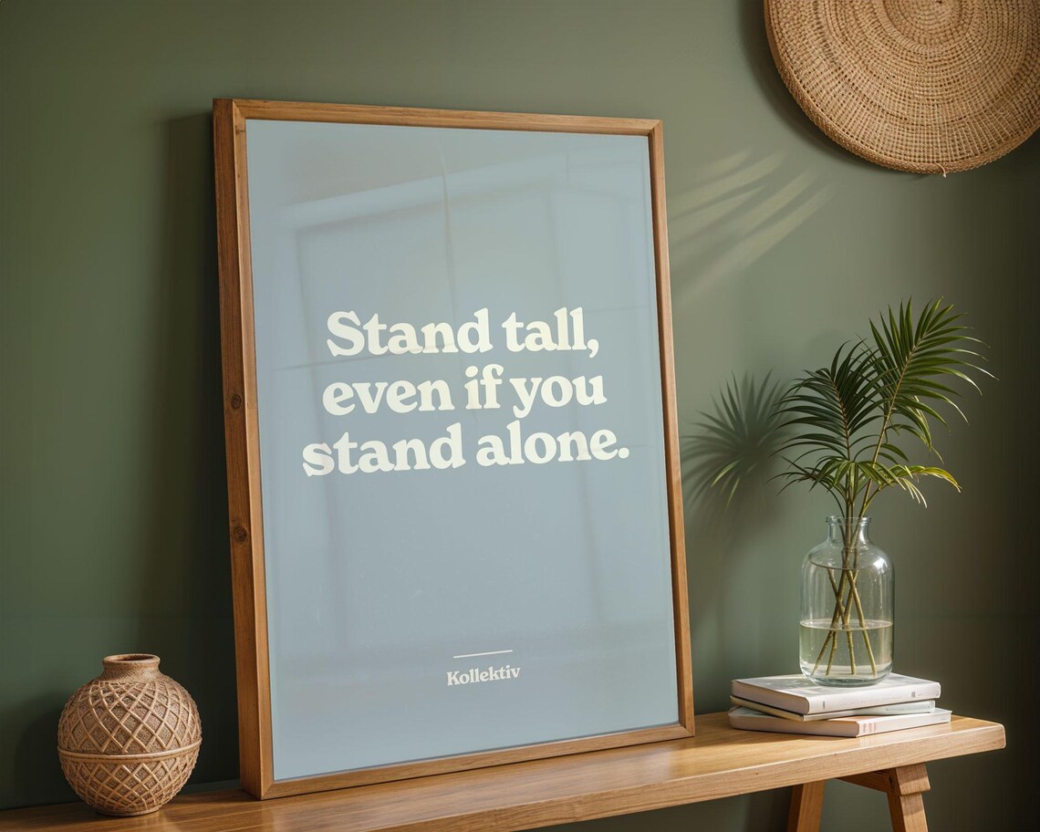 Custom Quote Print, Retro Typography Art - Image 3