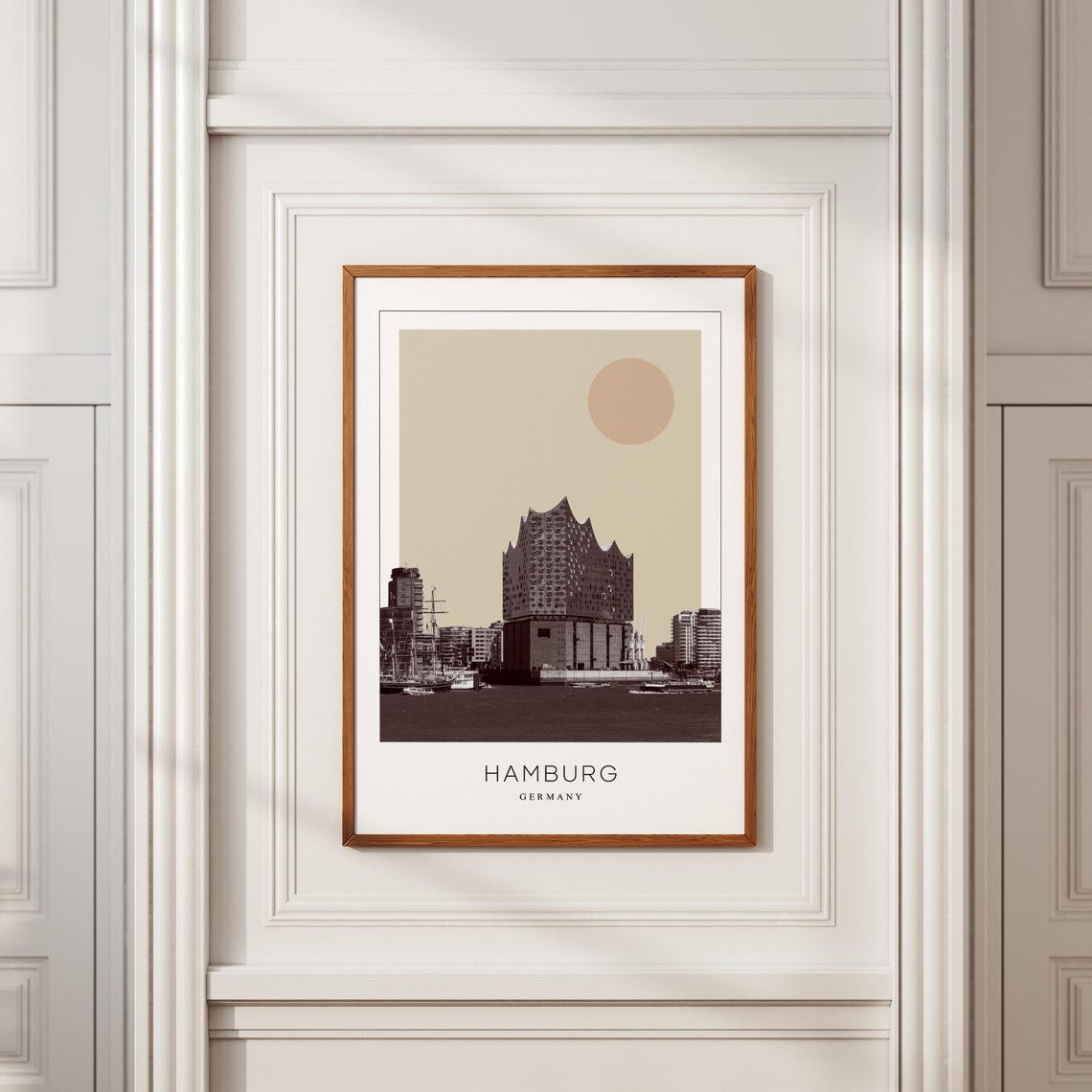 Hamburg Elbphilharmonie Harbor Minimalist Germany Travel Poster - Image 2