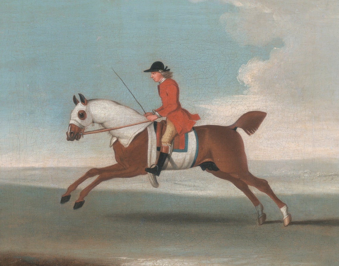 Vintage Horse Painting, Antique Horse Art Print - Image 3