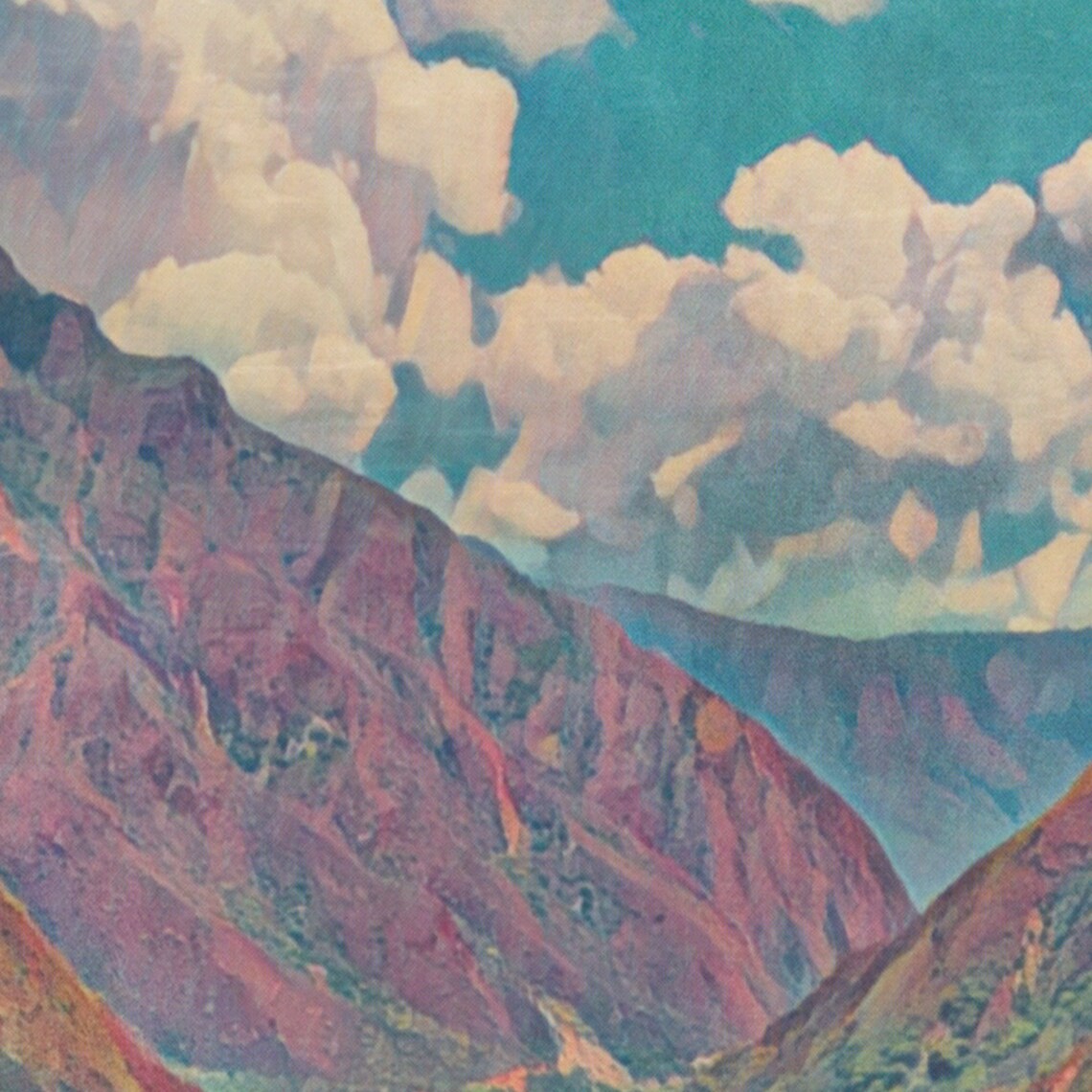 Chicamocha Colombia Vintage Travel Poster Canyon Valley Desert Art - Image 4