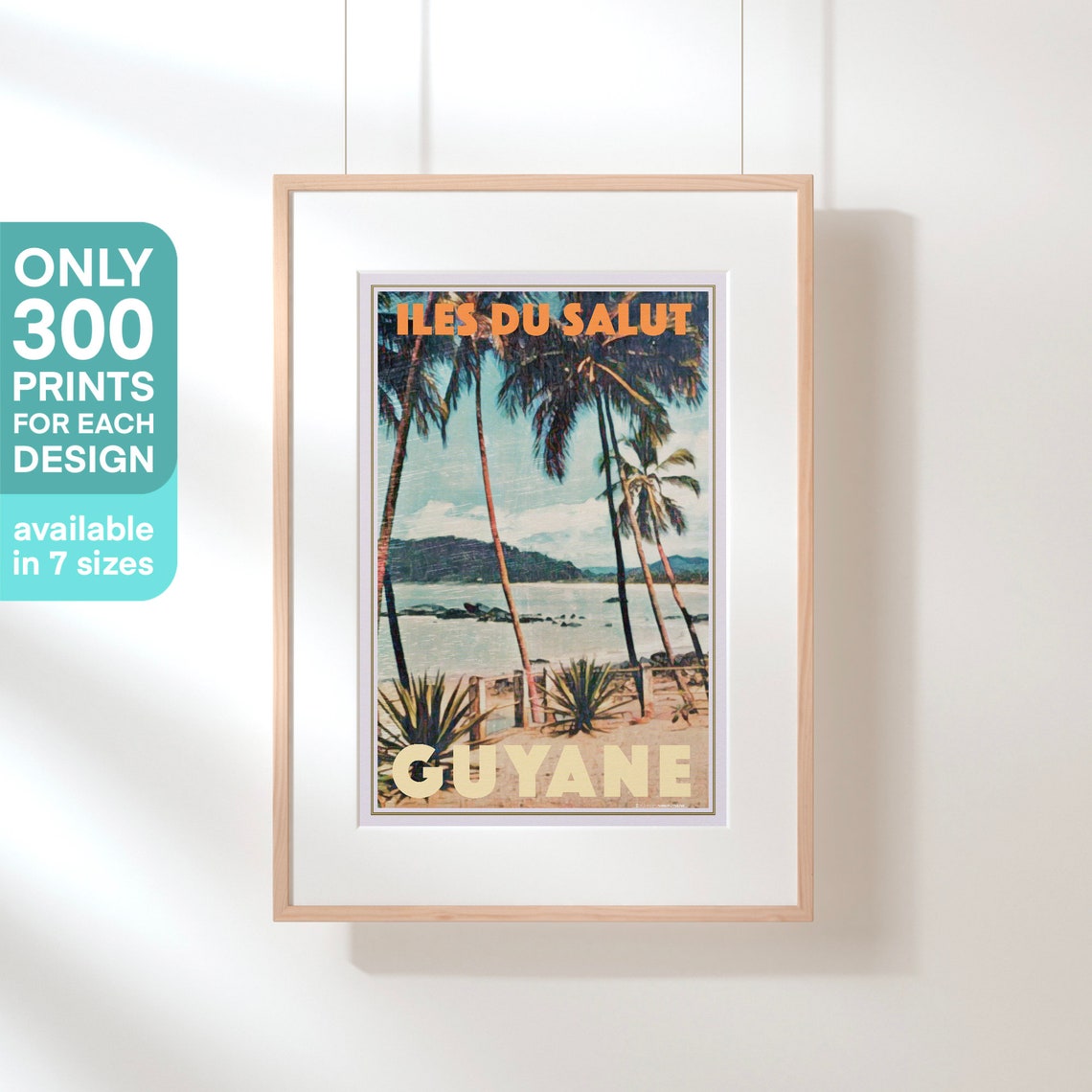 Guyana Poster Salvation Islands By Alecse Limited Edition Guiana Poster Guyana Travel Poster Salvation Island Print Poster Of Guyana - Image 3