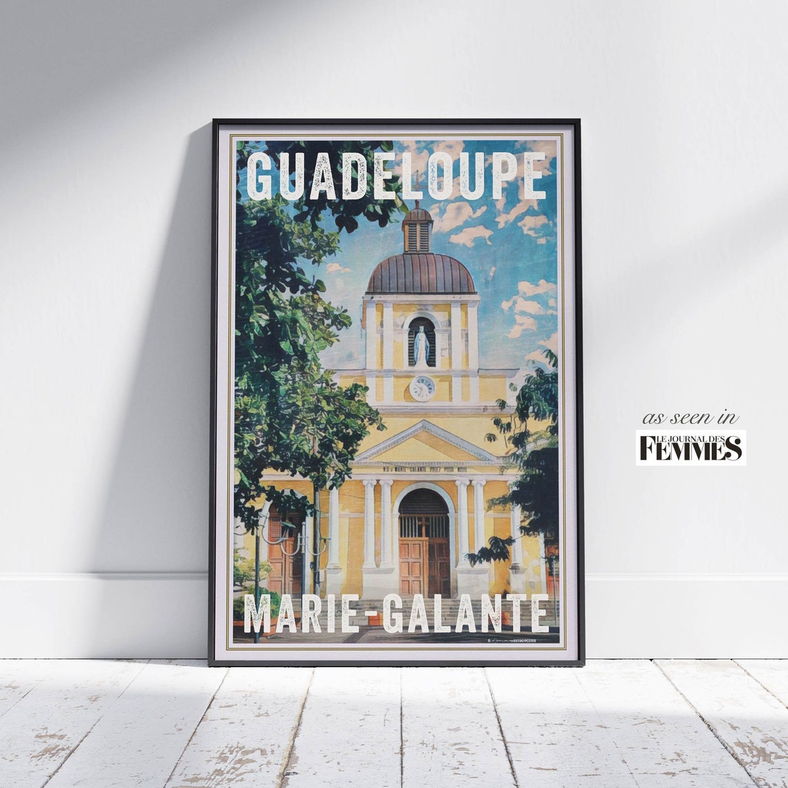 Guadeloupe Poster Marie Galante By Alecse Limited Edition Antilles Travel Poster Guadeloupe Print Guadaloupe Poster Antilles Print