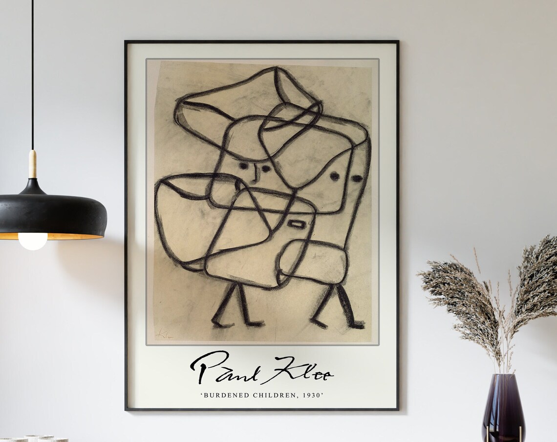Paul Klee Burdened Children Exhibition Poster - Image 3