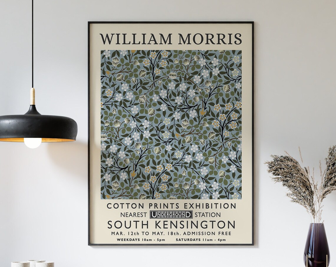 William Morris Vintage Floral Art Print Poster - Image 4