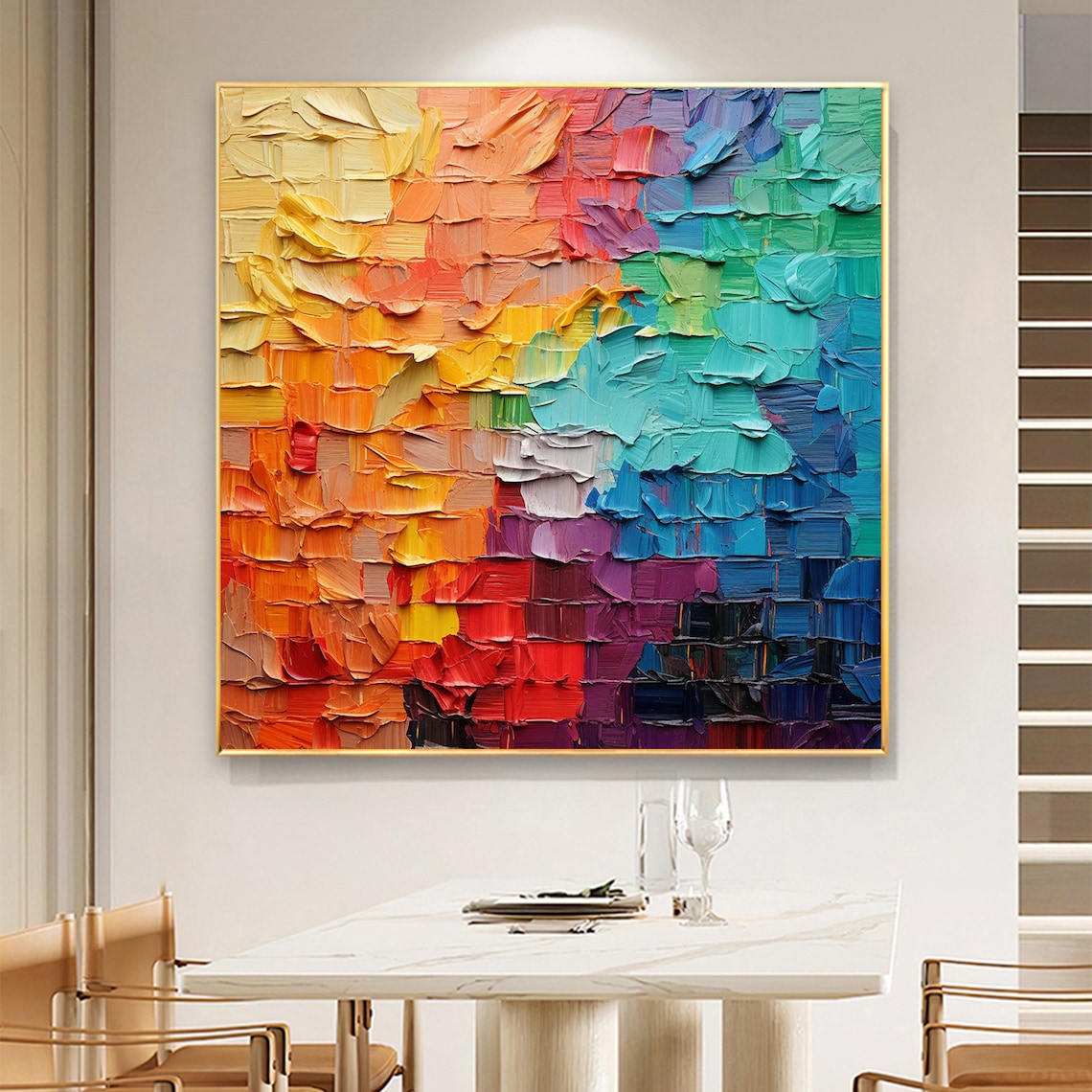Custom Abstract Oil Painting, Minimalist Wall Art - Image 8