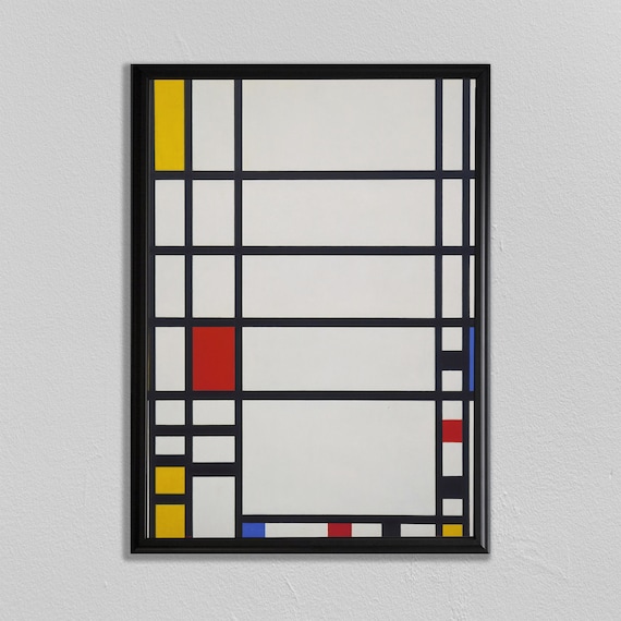 Abstract Art Abstract Print Art Home Decor Wall Art Print Antique Prints Art Deco Print Piet Mondrian 1872 1944