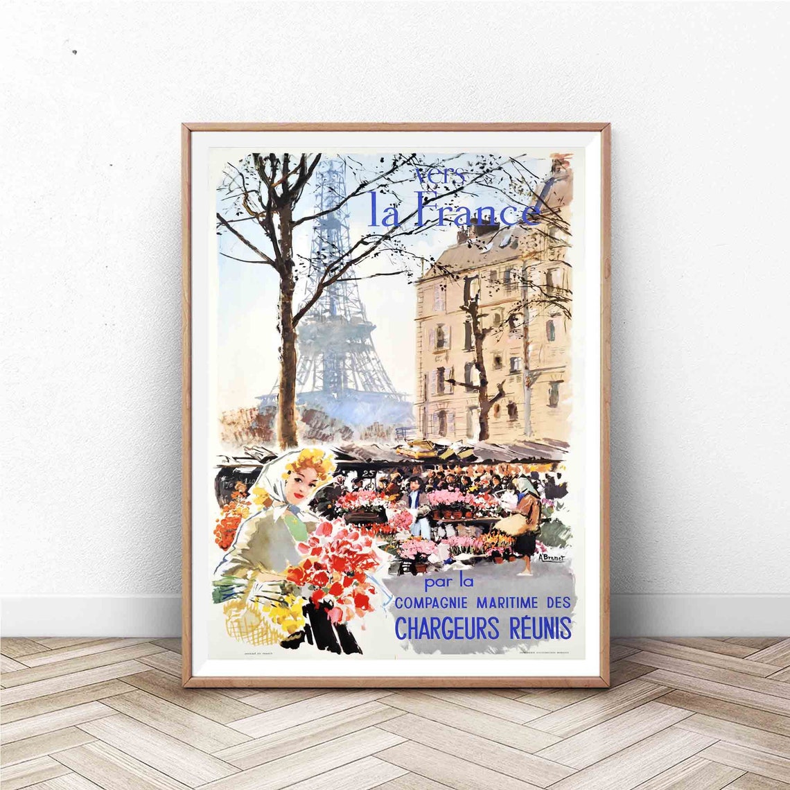 France Poster France Wall Art Paris Print Vintage Wall Art France Travel Poster