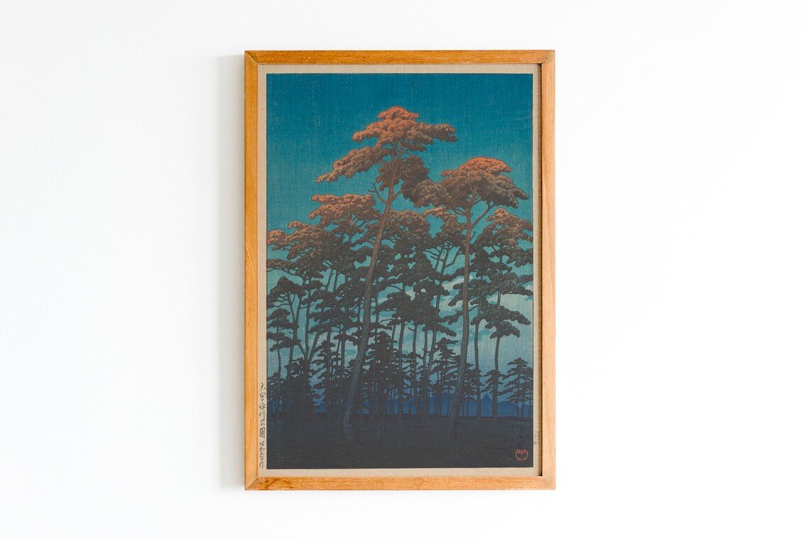 Japan Wood Block Japanese Art Print, Mt Fuji