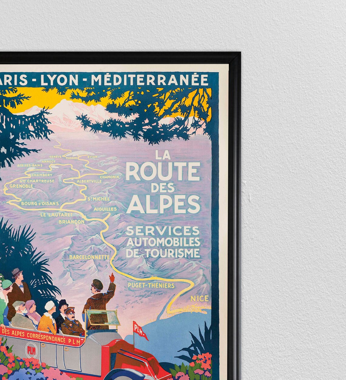 France Classic Vintage Travel Poster, Paris Wall Art - Image 2
