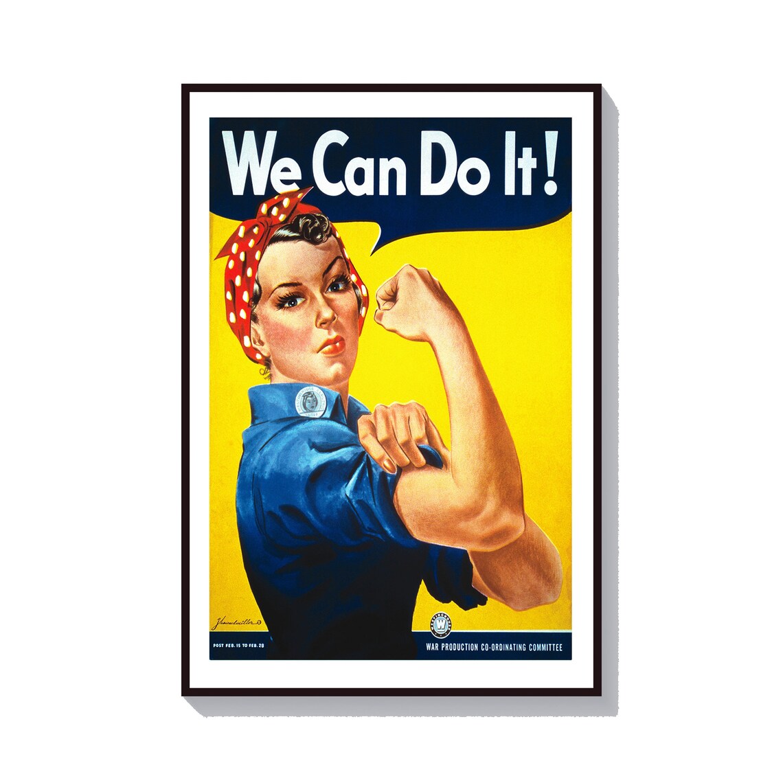 We Can Do It Retro Feminism Poster Print