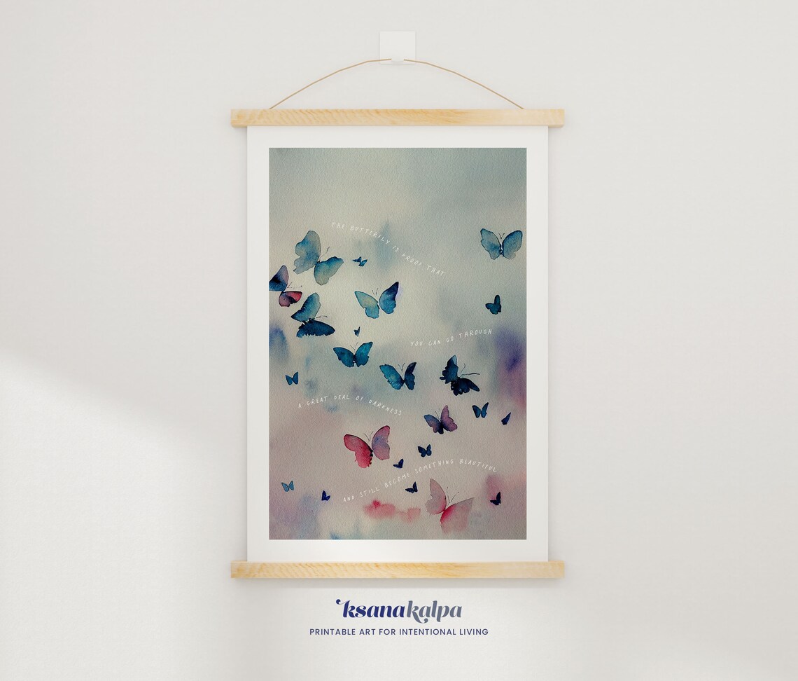 Proof From Butterflies Therapy Office Art Print - Image 3