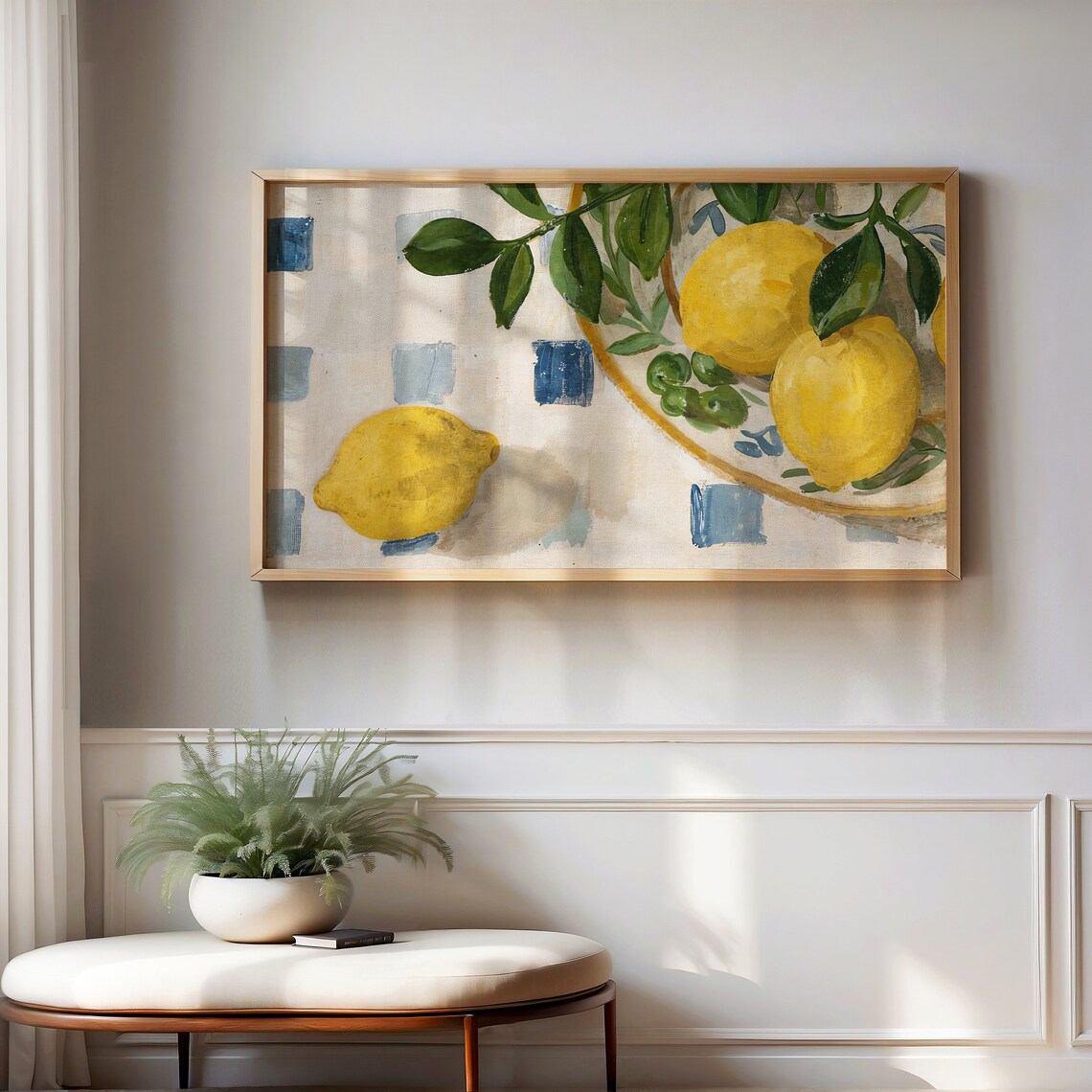 Summer Lemons Art Print, Seasonal Holiday Decor - Image 4