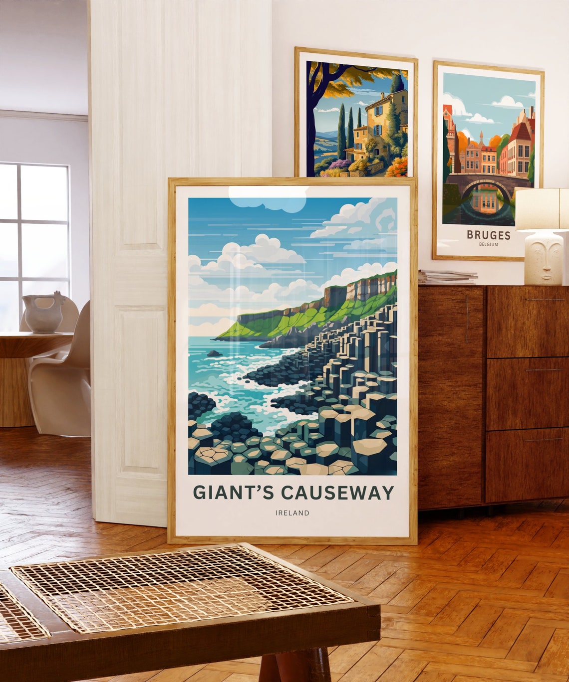 Giant's Causeway Ireland Hexagonal Basalt Columns Coast Poster - Image 5
