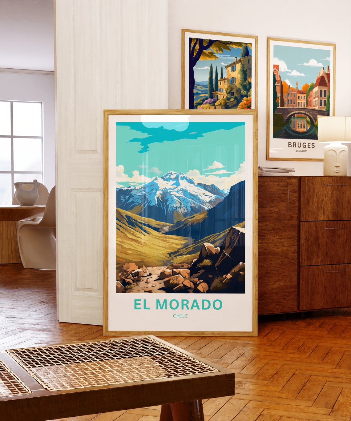 El Morado Travel Print El Morado Poster Chile Wall Art Framed Present Gift Chile Present - Image 5