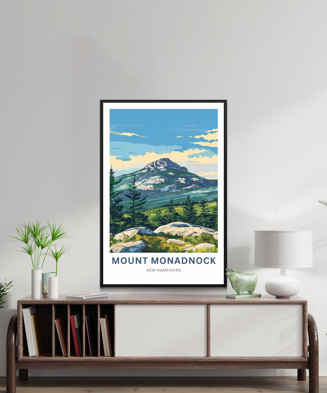 Personalized Mount Monadnock Travel Poster, New Hampshire - Image 2