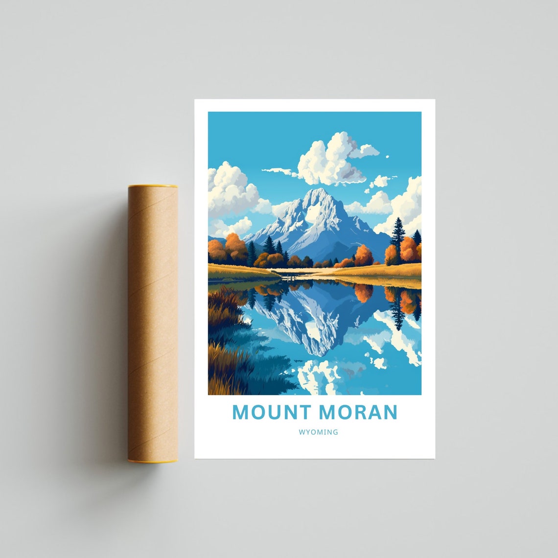 Dientes Circuit Chile Wildflower Meadow Lake Alpine Peaks Art Poster - Image 4