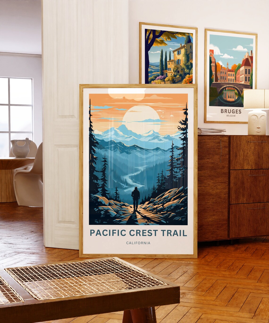 Personalized Pacific Crest Trail Travel Poster, California - Image 5