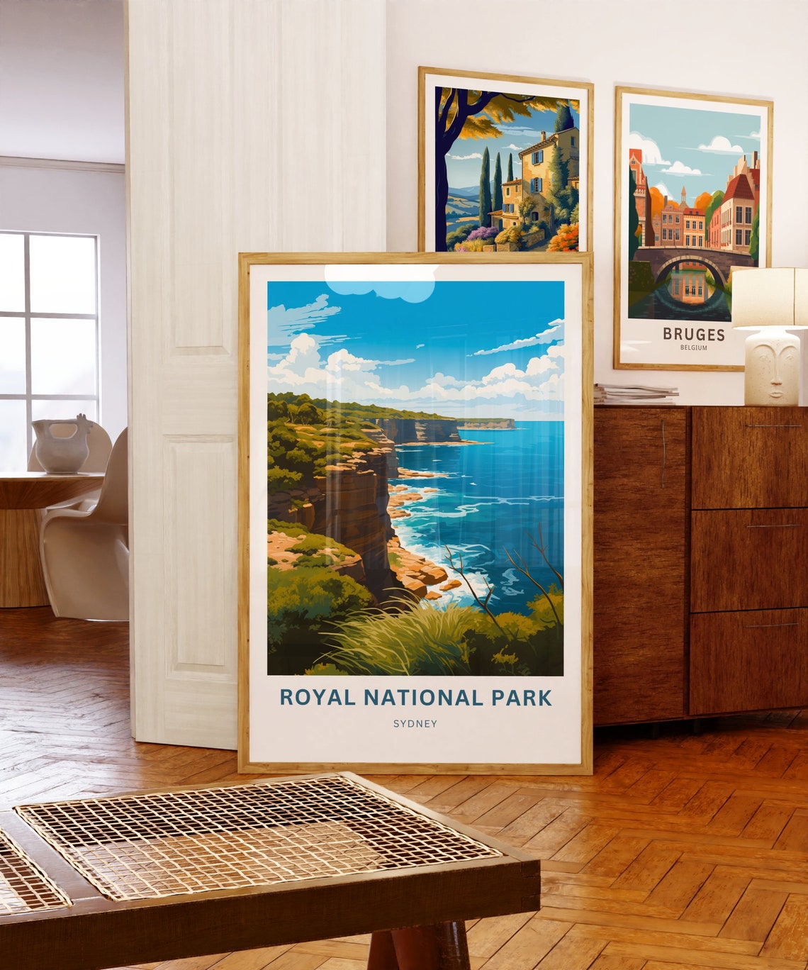 Royal National Park Sydney Ocean Cliffs Custom Travel Poster - Image 5