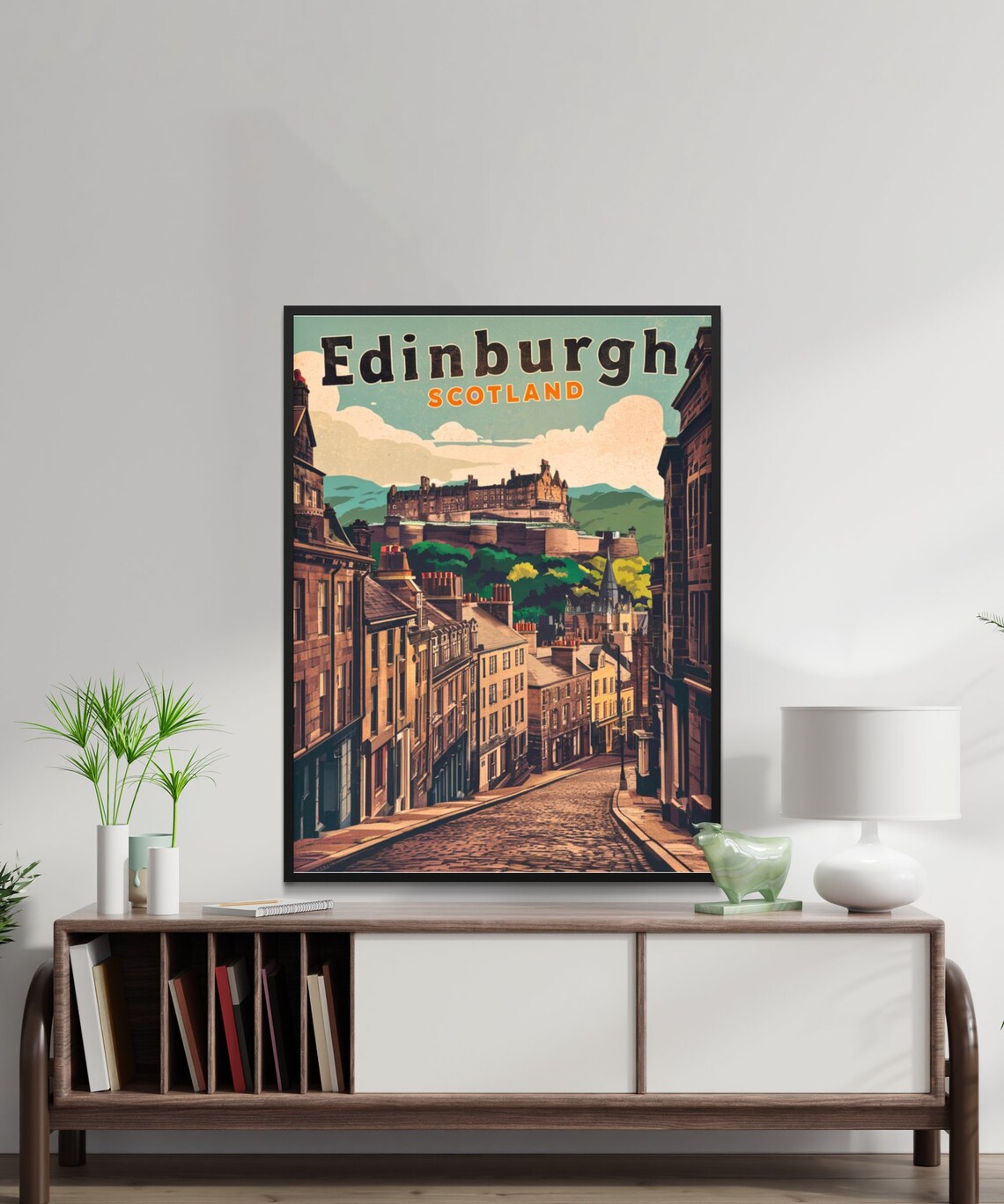 Edinburgh Vintage Travel Poster, Scotland Art Print - Image 2
