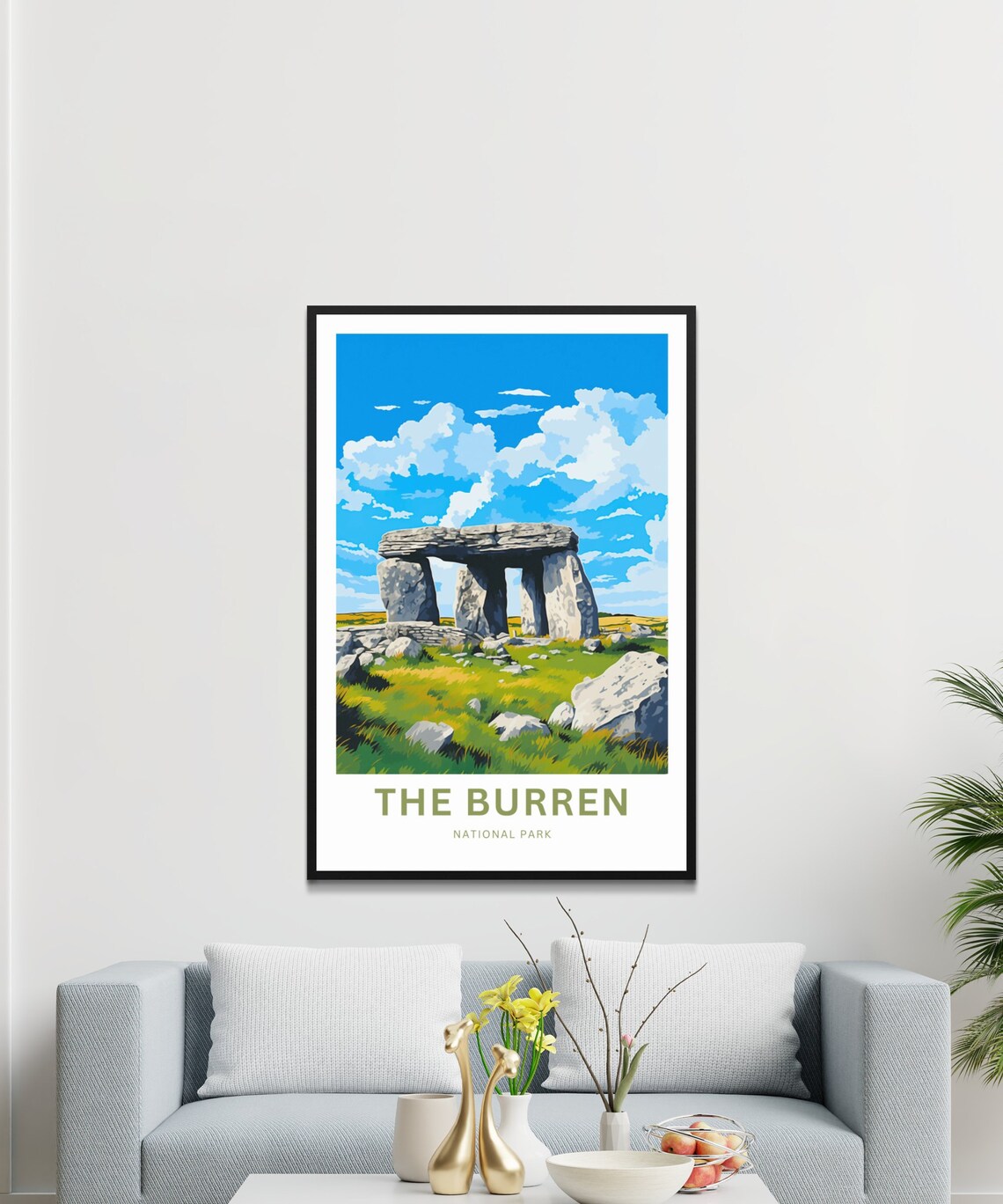 Personalized The Burren National Park Ireland Custom Travel Poster - Image 3