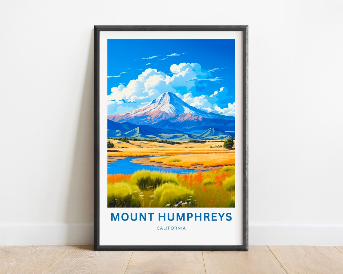 Mount Humphreys Travel Poster, Gift