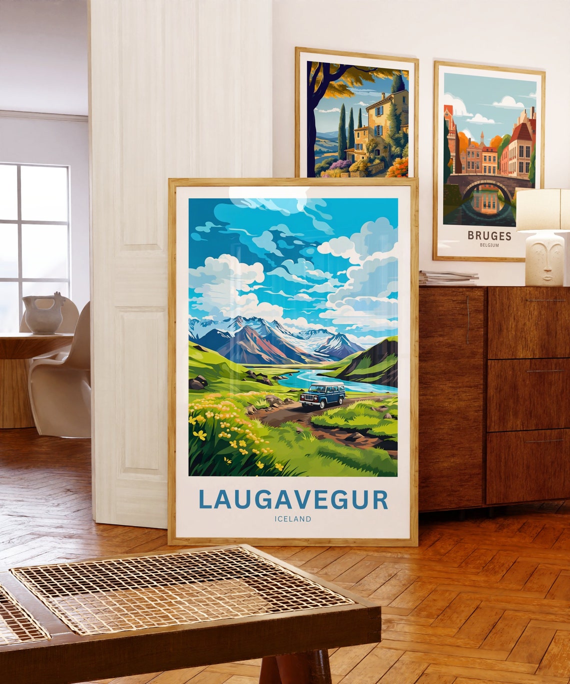 Laugavegur Iceland Personalized Off Road Highland Trail Poster - Image 5