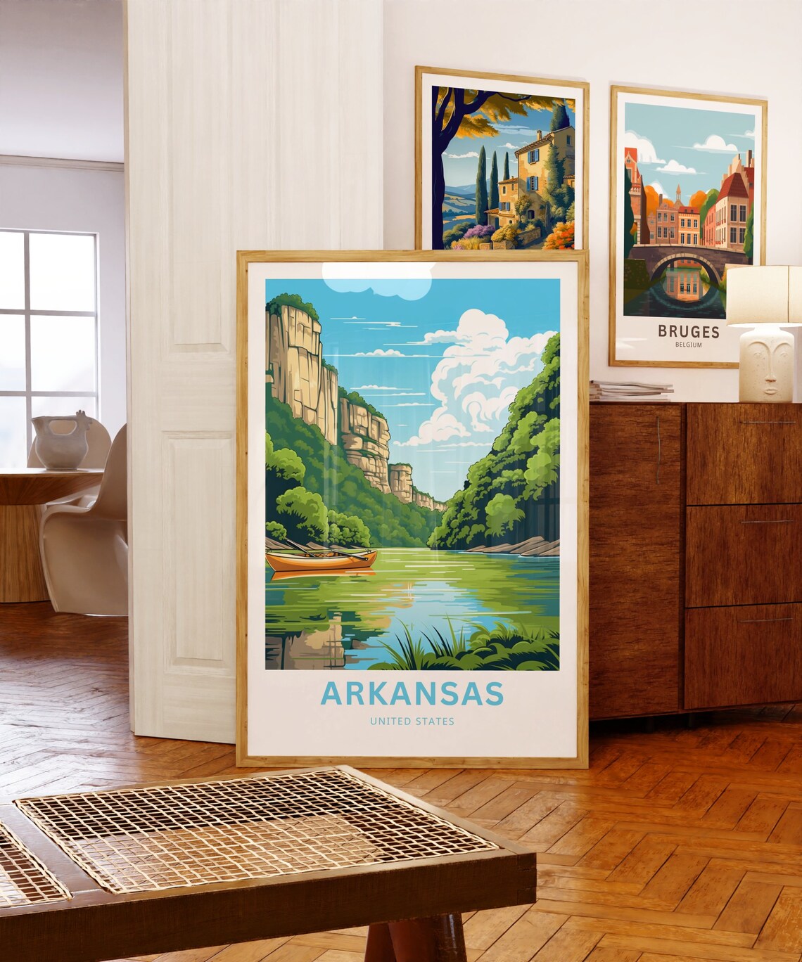 Arkansas Travel Poster, United States Wall Art - Image 5
