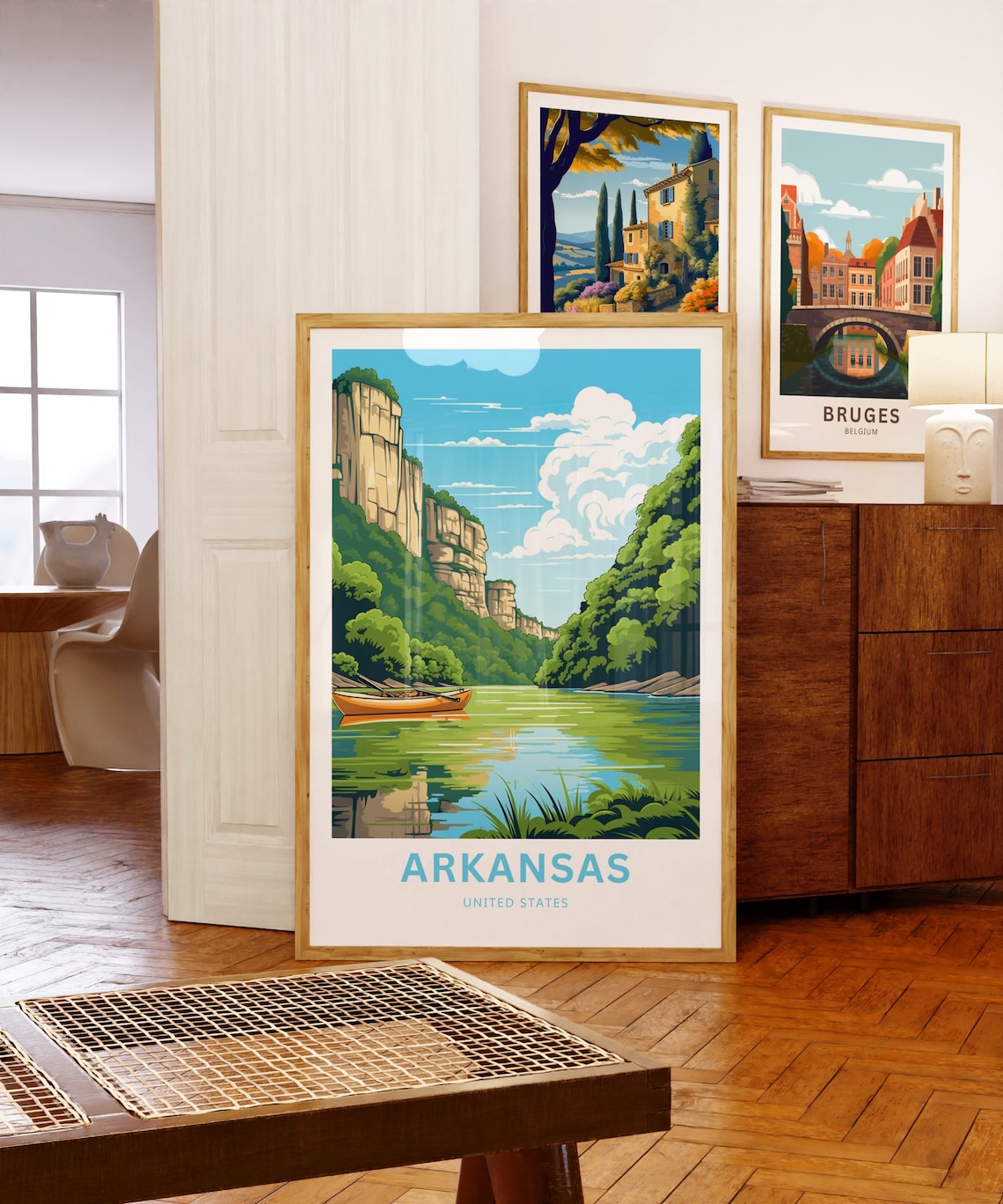 Personalized Arkansas Travel Poster, United States - Image 5