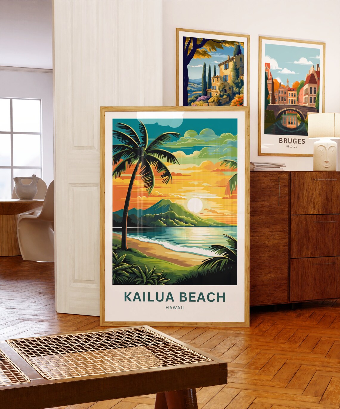 Kailua Beach Travel Poster, Hawaii Wall Art - Image 5