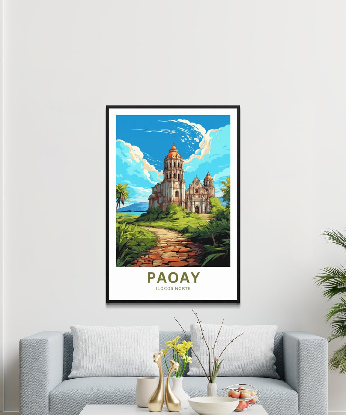 Paoay Church Ilocos Norte Philippines Heritage Landmark Poster - Image 3