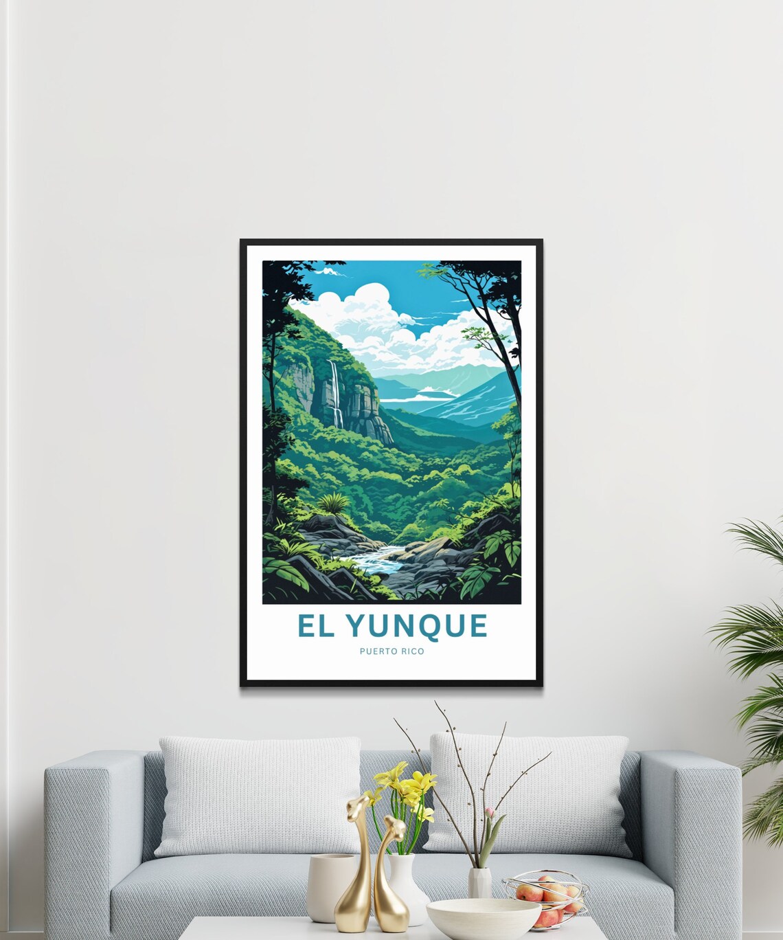 El Yunque Travel Poster, Puerto Rico Wall Art - Image 3