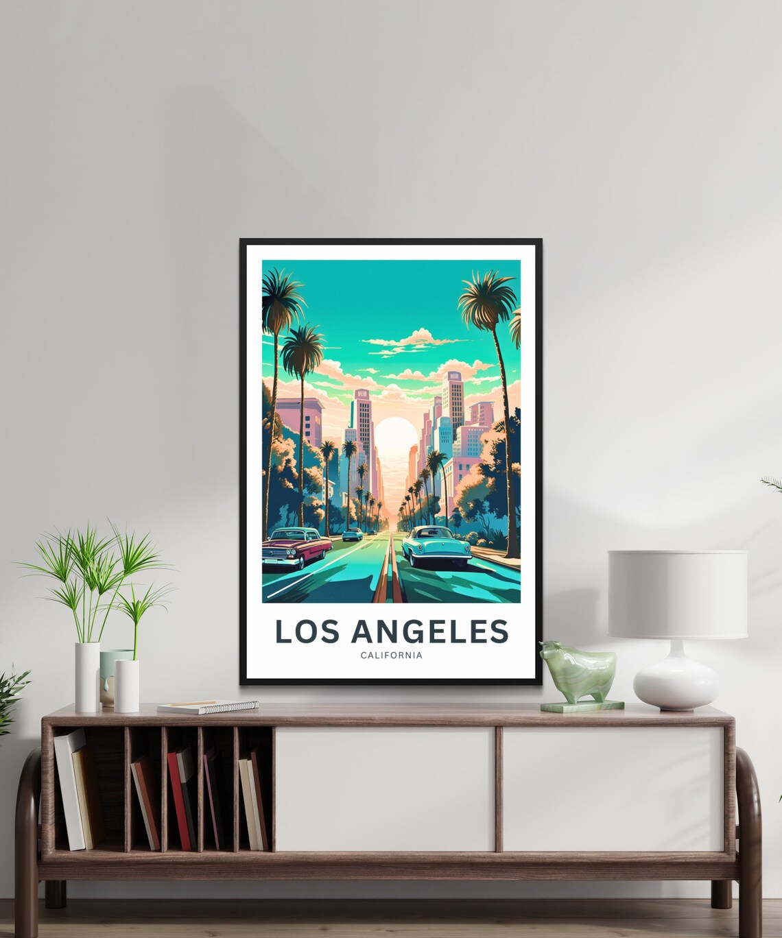 Custom Los Angeles Travel Print - Personalized - Image 2