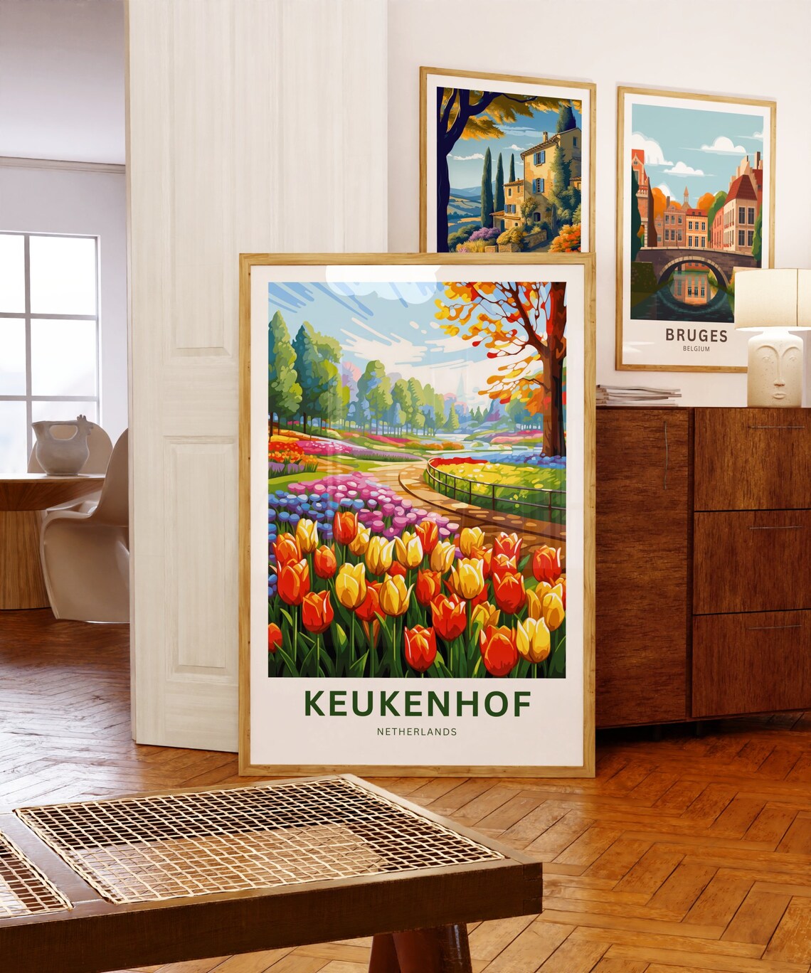 Keukenhof Travel Poster, Netherlands Wall Art Print - Image 5