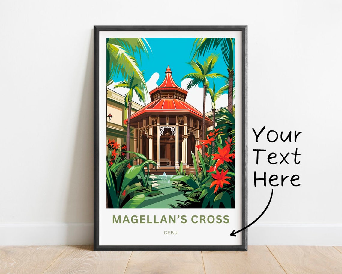 Magellan's Cross Cebu Philippines Personalized Pavilion Poster