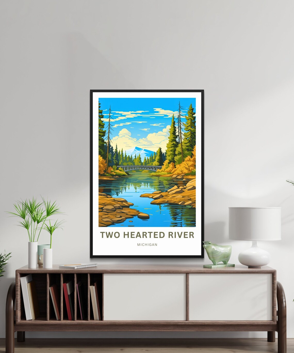 Two Hearted River State Park Travel Poster - Image 3