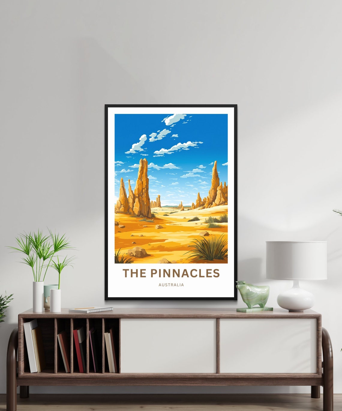 The Pinnacles Australia Desert Limestone Formations Art Poster - Image 2