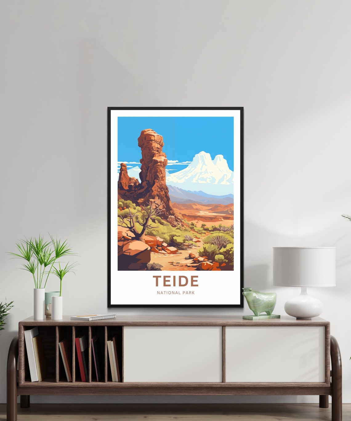 Personalized Teide National Park Tenerife Volcano Travel Poster - Image 2