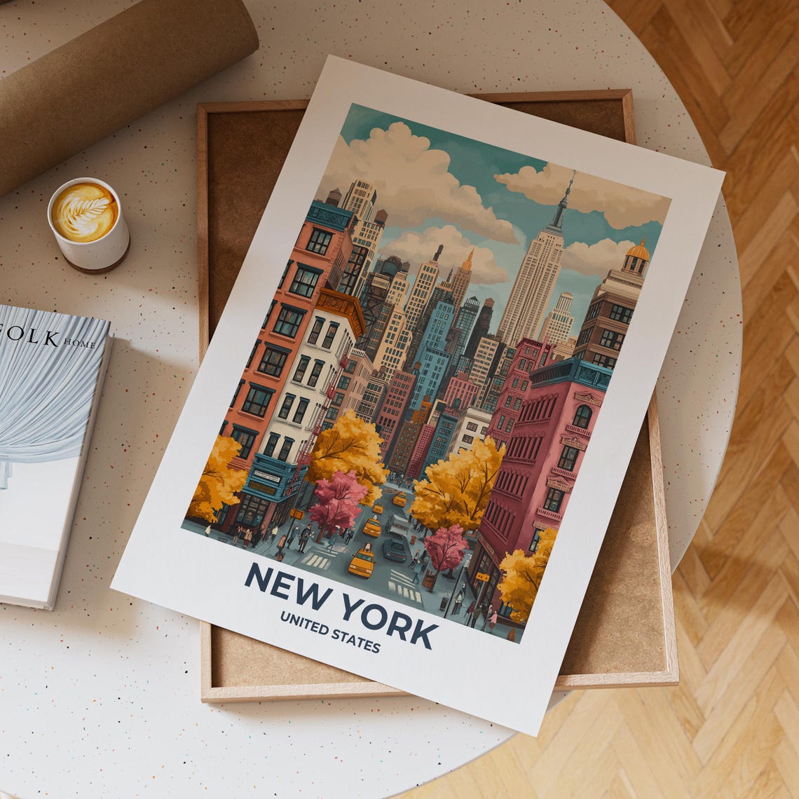 New York Travel Poster New York Poster New York Travel Print New York City Print Travel Print Travel Poster New York Wall Decor 014 - Image 4
