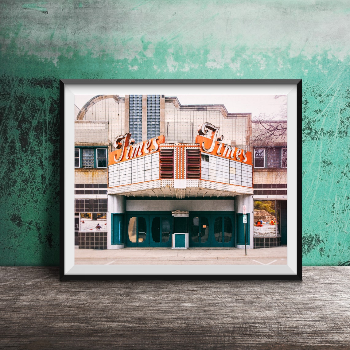 Times Theater Rockford Photography Unframed Photography Print Rockford Illinois Theater Art Photo