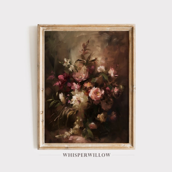 Vintage Botanical Floral Still Life Art Print