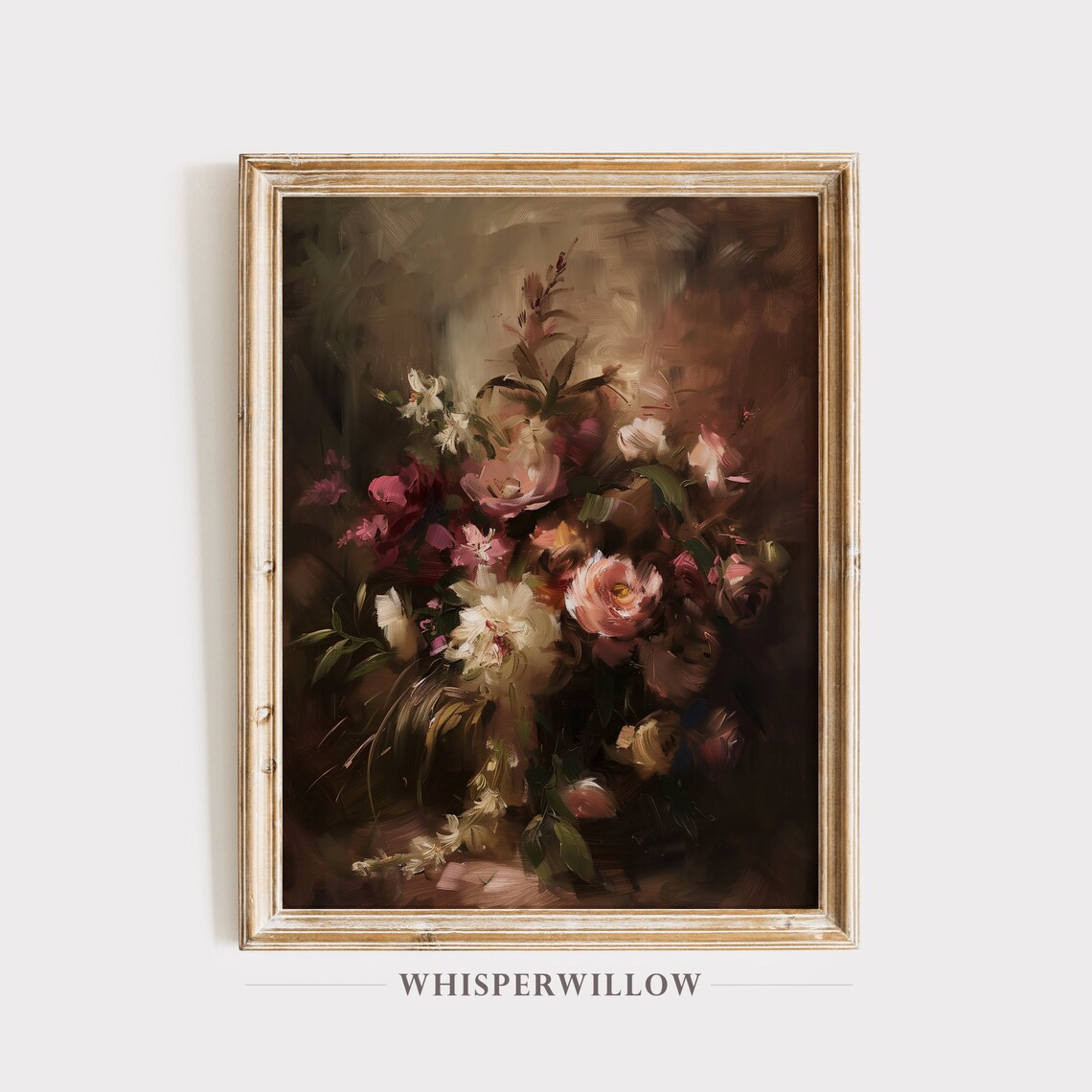 Vintage Botanical Floral Still Life Art Print
