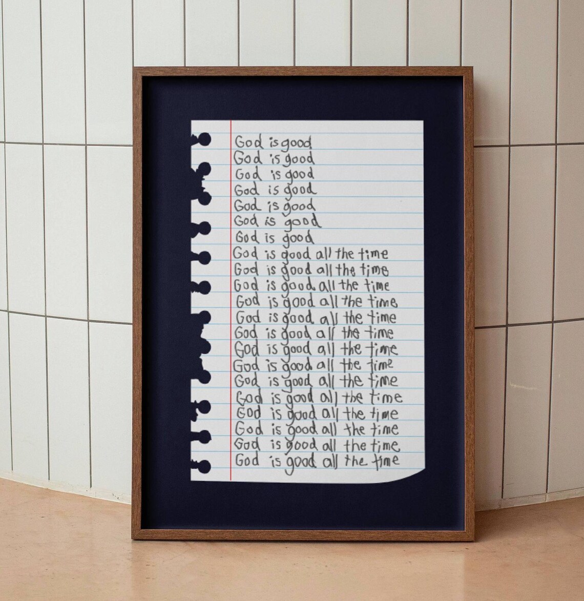 God Is Good All The Time Christian Art Print