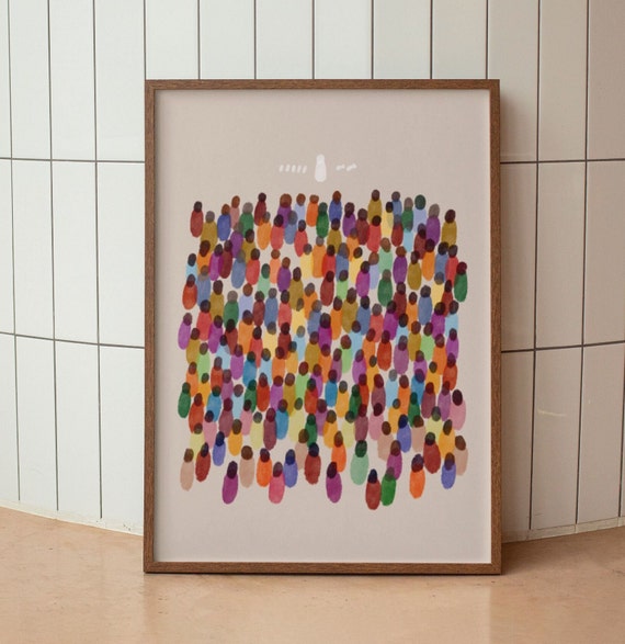 Jesus Feeds 5,000 Bible Verse Art Print