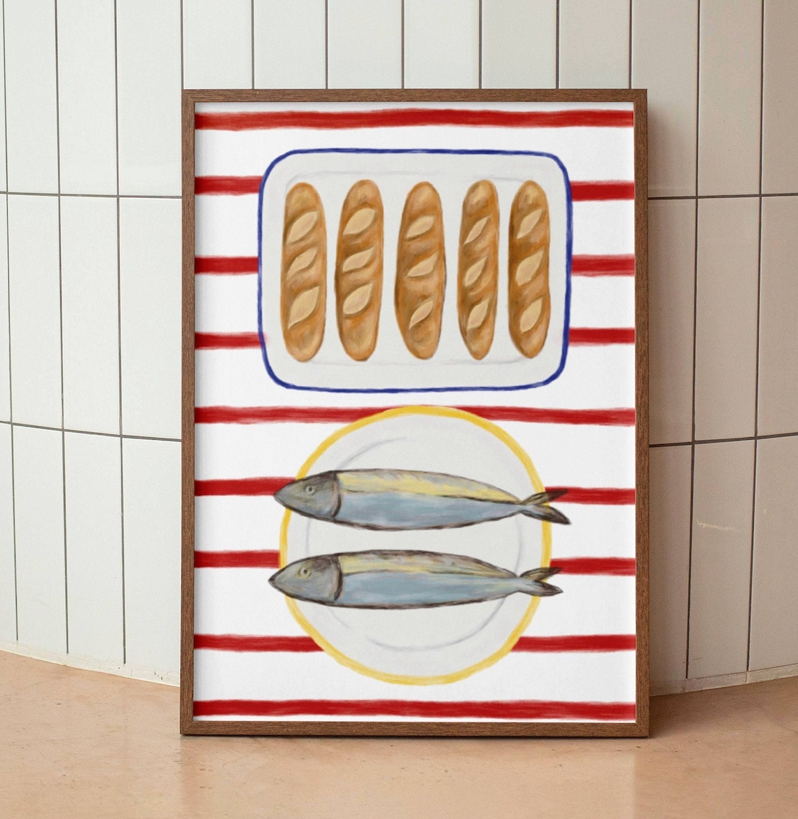 5 Loaves and 2 Fish Christian Scripture Art Print