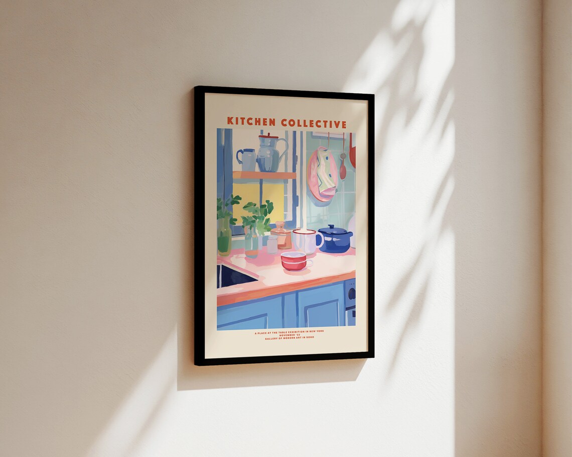 Kitchen Collective Kitchen Print, Exhibition Style - Image 3