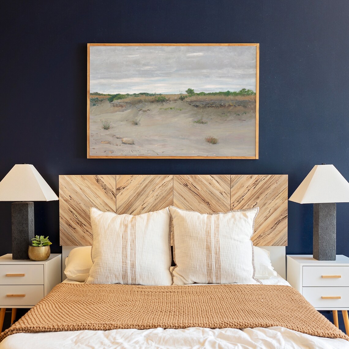 Sand Dunes Landscape Art Print, Living Room Wall Decor - Image 2