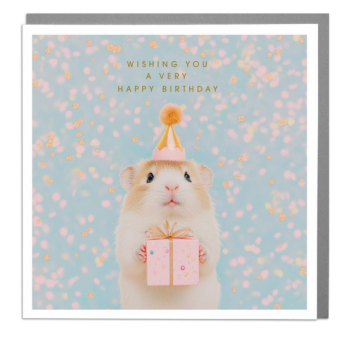 Guinea Pig Happy Birthday Card